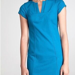 Diane Von Furstenberg Vibrant Blue Mini Dress